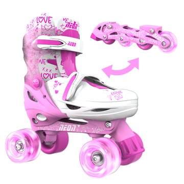 Роликовые коньки Neon Combo Skates Розовый (Размер 34-37) NT10P4 NT10 фото