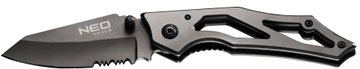 Нож складной Neo Tools, 167мм, лезвие 70мм, фиксатор, титановый корпус, чехол (63-025) 63-025 фото