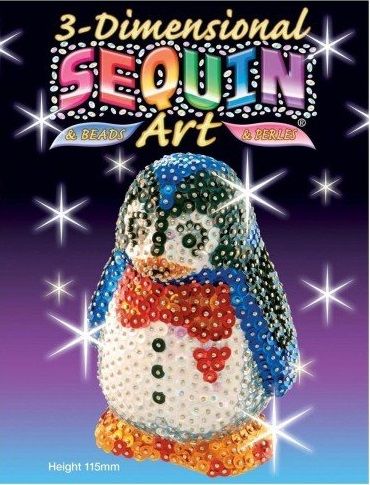 Набор для творчества 3D Пингвин Sequin Art SA0503 - Уцінка SA0503 фото