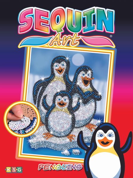 Набор для творчества RED Pepino Penguins Sequin Art (SA1503) SA1503 фото