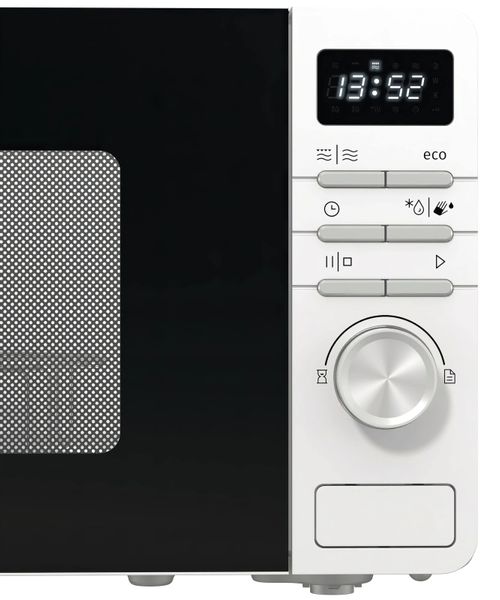 Микроволновая печь Gorenje, 20л, электр. управляющий, 800Вт, дисплей, белый MO20A3W MO20A3W фото