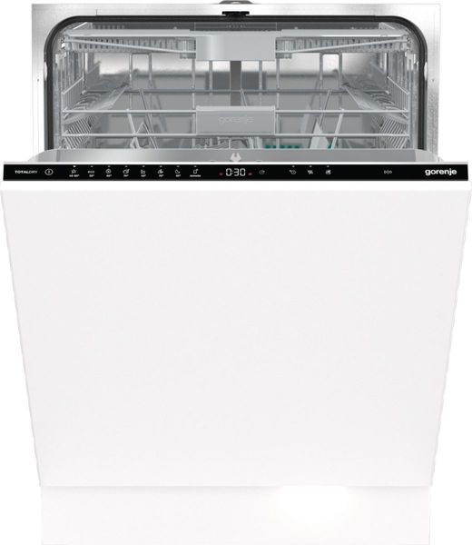 Посудомийна машина Gorenje вбудовувана, 16компл., A+++, 60см, інвертор,Wi-Fi, сенсорн.упр, 3и кошики, білий - Уцінка GV673C60 фото