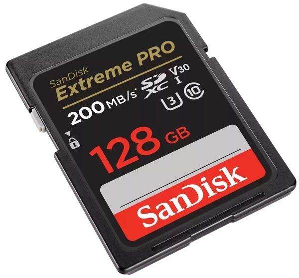 Карта пам'яті SanDisk SD 128GB C10 UHS-I U3 R200/W140MB/s Extreme Pro V30 (SDSDXXD-128G-GN4IN) SDSDXXD-128G-GN4IN фото