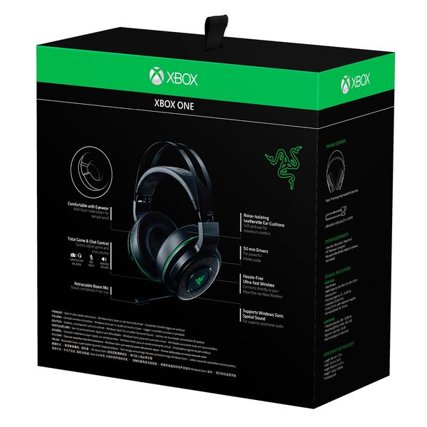 Гарнітура консольная Razer Thresher Xbox One WL Black/Green RZ04-02240100-R3M1 фото