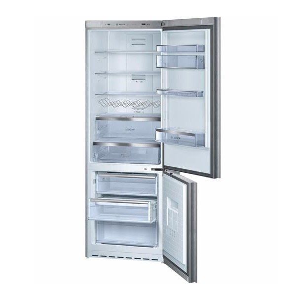 Холодильник Bosch з нижн. мороз., 203x70x67, xолод.відд.-330л, мороз.відд.-105л, 2дв., А++, NF, дисплей, чорний (KGN49LB30U) KGN49LB30U фото