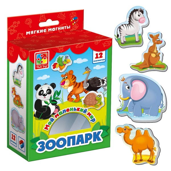 Гра для малюків "Зоопарк" VT3106-02 на магнітах VT3106-02 фото