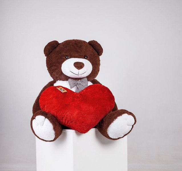 Великий Плюшевий ведмідь Yarokuz Джеральд 165 см Шоколадний (YK0060) YK0054 фото