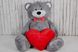 Большой плюшевый мишка с сердцем Yarokuz Ричард 2 метра Серый (YK0098) YK0098 фото