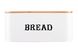 Хлібниця Ardesto Midori 30*18*15 см, метал/бамбук, біла (AR4230MW)