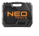 Набір інструментів Neo Tools, 219 од., 1/2, 3/8, 1/4, CrV (08-671)