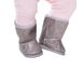 Обувь для куклы BABY BORN - СЕРЕБРИСТЫЕ САПОЖКИ (824573-1)