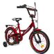 Велосипед дитячий 2-х колісний 16'' 211615 (RL7T) Like2bike Sky, бордовий, рама сталь, з дзвінком 211615 фото