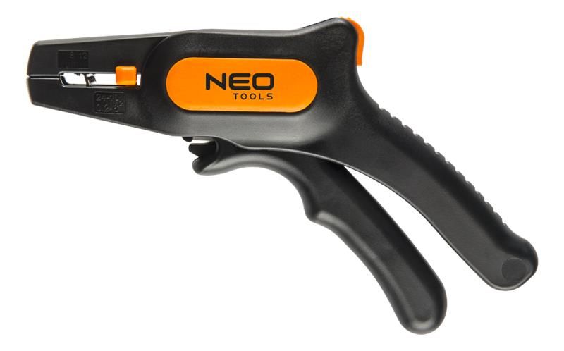 Знімач ізоляції Neo Tools, автоматичний, 0.5-6мм кв., кусачки, регулювання довжини, 195мм (01-519) 01-519 фото