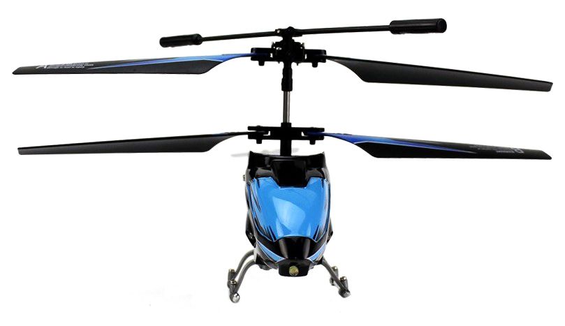 Вертоліт на пульті 3-к і/ч мікро WL Toys S929 з автопілотом (синій) WL-S929r фото