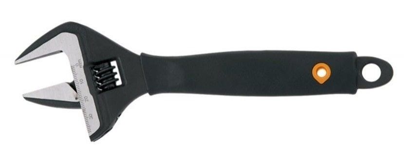 Ключ NEO розвідний 200 мм, діапазон 0-38 мм, прогумована рукоятка (03-014) 03-014 фото