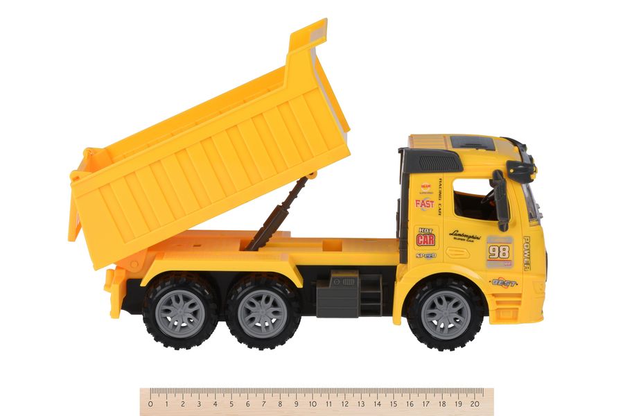 Машинка інерційна Truck Самоскид (жовтий) Same Toy 98-614Ut-1 98-614Ut-1 фото