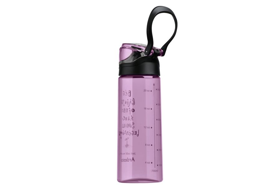 Пляшка для води Ardesto Big things 700 мл, рожева, пластик (AR2206PR) AR2206PR фото