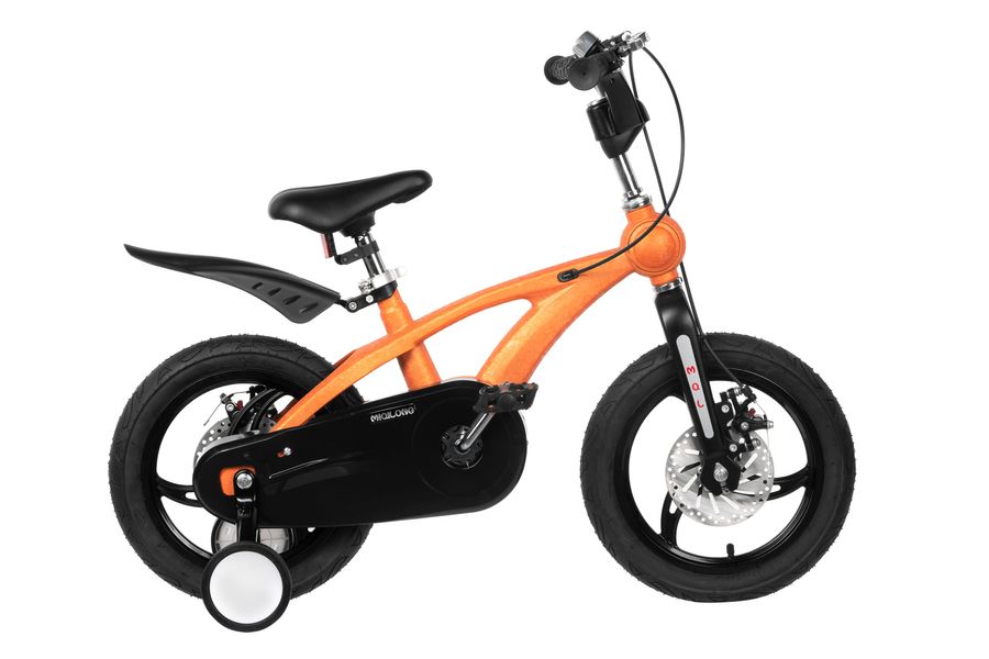 Дитячий велосипед Miqilong YD Оранжевий 14" MQL-YD14-orange - Уцінка MQL-YD14-ORANGE фото