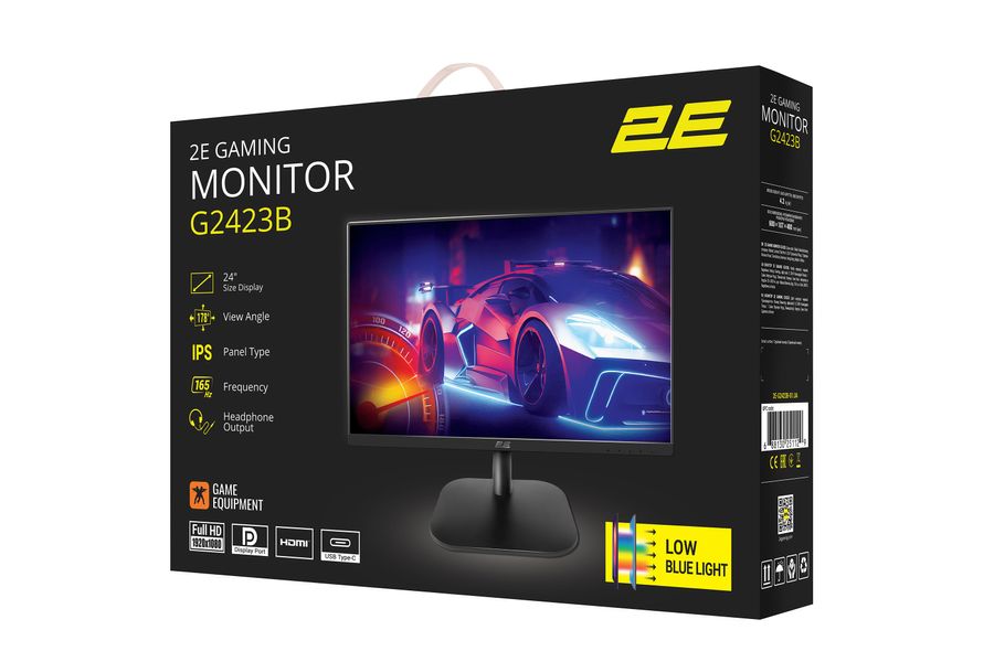 Монитор 2E GAMING 23.8" G2423B HDMI, DP, USB-C, Audio, IPS, 165Hz, 1ms, FreeSync (2E-G2423B-01.UA) 2E-G2423B-01.UA фото