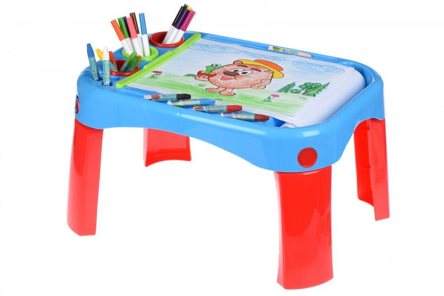 Обучающий стол Same Toy My Fun Creative table с аксесуарами 8810Ut - Уцінка 8810Ut фото