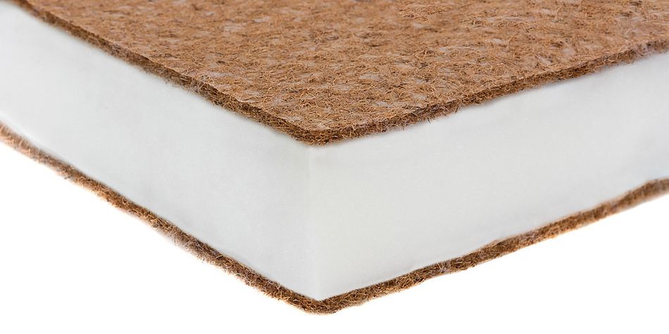Матрац Сладких Снів Eco Cotton Comfort Premium - 12 см (кокос, поліуретан, кокос) білий (624579) 624579 фото