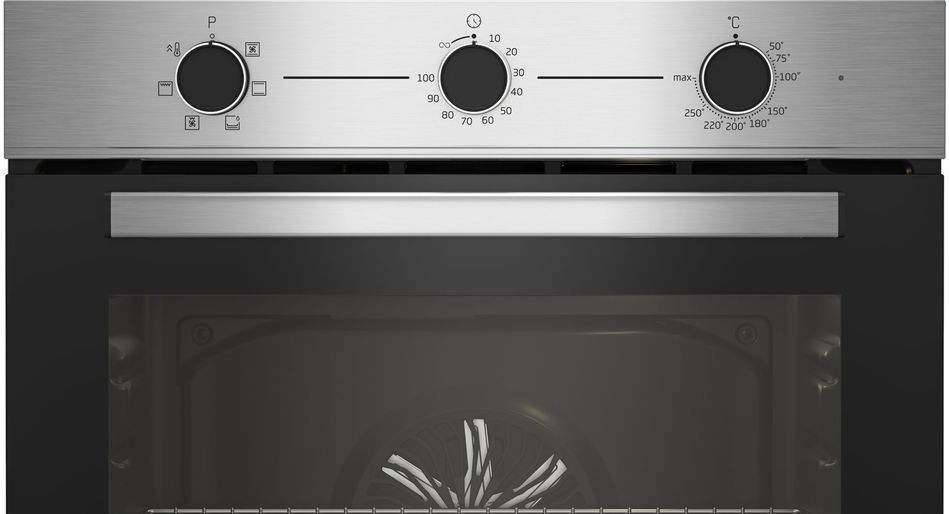 Духова шафа Beko електрична, 66л, A, конвекція, нерж (BBIE12100XC) BBIE12100XC фото