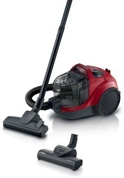 Пилосос Bosch контейнерний, 550Вт, конт пил -2л, НЕРА13, червоний (BGC21X350) BGC21X350 фото