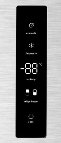 Холодильник з нижн. мороз. камерою Gorenje, 200х60х60см, 2 двері, 238(86)л, А+, NF+, Зона св-ті, Зовн. Дисп, Сірий (NRK620FAXL4) NRK620FAXL4 фото