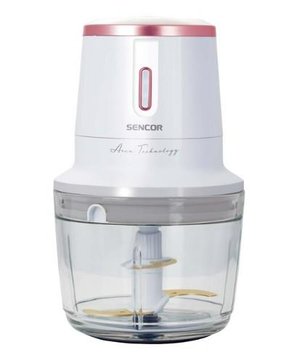 Измельчитель Sencor Accu technology, 200Вт, чаша-500мл, стекло, беспроводное, белое (SCB9000WH) SCB9000WH фото