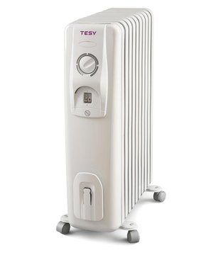 Масляный радиатор TESY CC 2510 E05 R 2.5 кВт, 3 режима обогрева, до 28 м2, 10 Т-образных секций, мех. управление 301762 - Уцінка 301762 фото