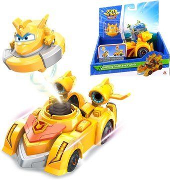 Ігровий набір Super Wings Spinning Vehicle Золотий Хлопчик (Golden Boy) (EU770331) EU770331 фото