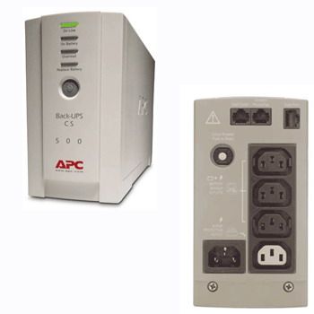 Джерело безперебійного живлення APC Back-UPS CS 500VA/300W, USB, 3+1 C13 (BK500EI) BK500EI фото
