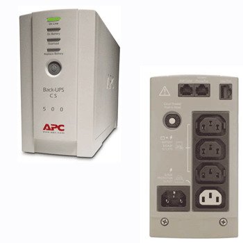 Джерело безперебійного живлення APC Back-UPS CS 500VA/300W, USB, 3+1 C13 BK500EI фото