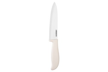 Нож поваренный керамический Ardesto Fresh 15 см, белый, керамика/пластик AR2127CW фото