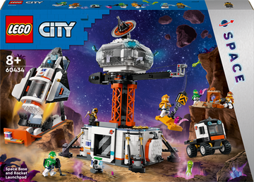 Конструктор LEGO City Космічна база й стартовий майданчик для ракети 1422 деталі (60434) 60434 фото