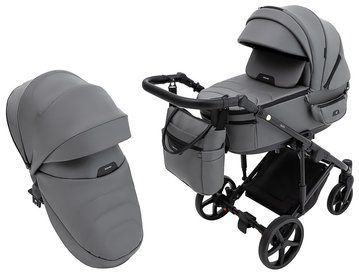 Коляска 2 в 1 Adamex Zico Eco Sa-4 темно-серый (680850) 680850 фото