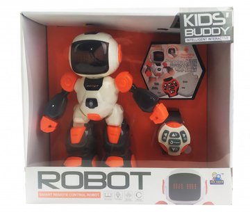 Детский робот на радиоуправлении 616-1 с функцией программирования Оранжевый (616-1(Orange)) 616-1(Orange) фото