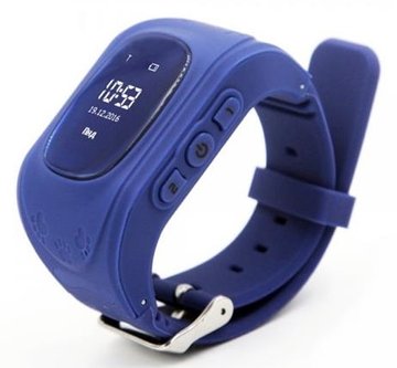 Дитячий GPS годинник-телефон GOGPS ME K50 Темно синій - Уцінка K50DBL фото