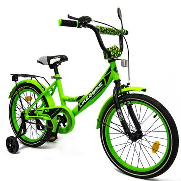 Велосипед дитячий 2-х колісний 18'' 211805 (RL7T) Like2bike Sky, салатовий, рама сталь, з дзвінком
