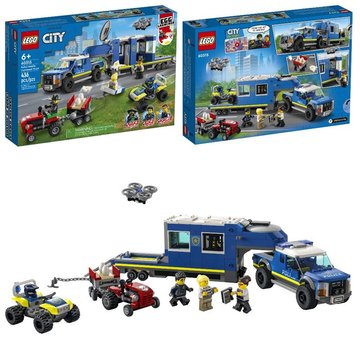Конструктор LEGO City Поліцейська вантажівка з мобільним центром керування (60315) 60315 фото