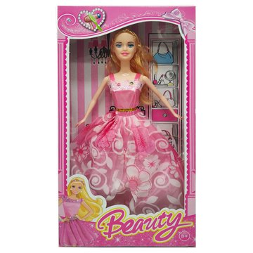 Кукла типа Барби 1219-5-1 в бальном платье Розовый с белым (1219-5-7) 1219-5-7 фото