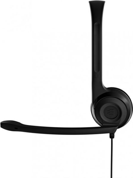 Гарнітура ПК стерео On-Ear EPOS PC 3 Chat, 2x mini-jack, uni mic, 2м, чорний (1000430) 1000430 фото
