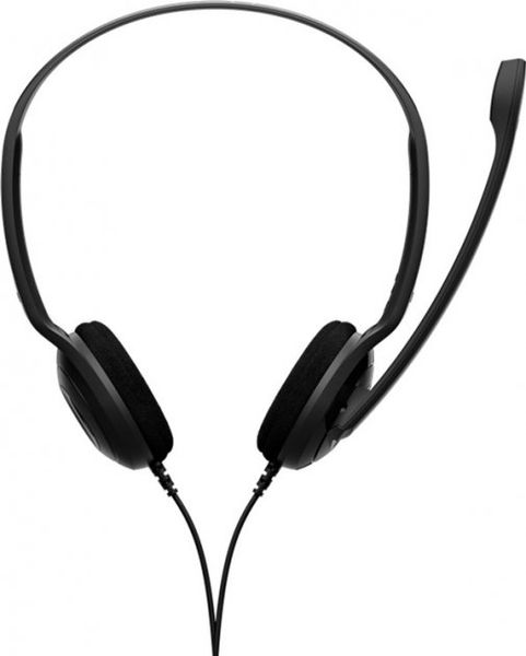 Гарнітура ПК стерео On-Ear EPOS PC 3 Chat, 2x mini-jack, uni mic, 2м, чорний (1000430) 1000430 фото