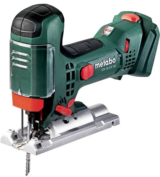 Лобзик Metabo STA 18 LTX 100 акумуляторний LiHD, 18В, хід 22мм, 550-2800об/хв, 1.9кг, без АКБ та ЗП (601002890) 601002890 фото