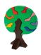 Конструктор дерев'яний-Дерево з птахами (темне) Nic NIC523098