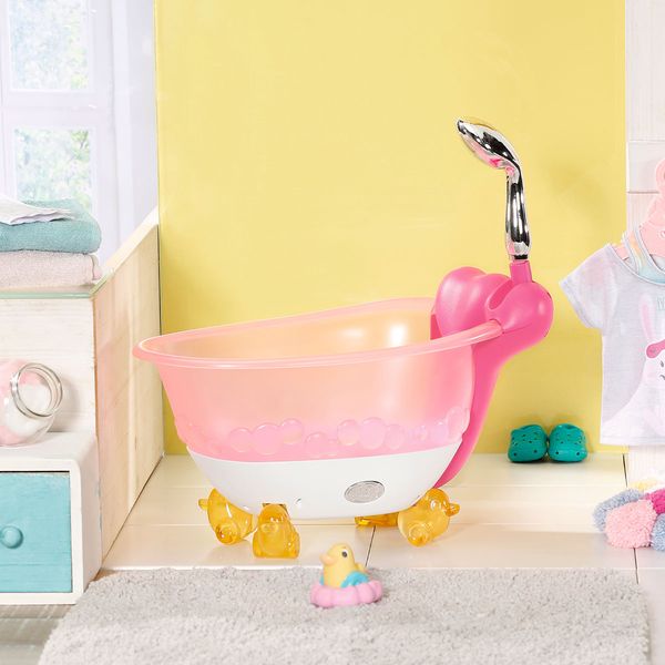 Автоматична ванночка для ляльки 828366 BABY BORN - КУМЕДНЕ КУПАННЯ (світло, звук) 828366 фото
