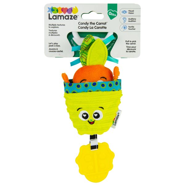М'яка іграшка-підвіска Lamaze Морква з прорізувачем (L27381) L27381 фото
