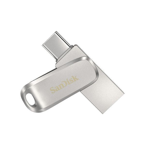Накопитель SanDisk 64GB USB 3.1 Type-A + Type-C Dual Drive Luxe (SDDDC4-064G-G46) SDDDC4-064G-G46 фото