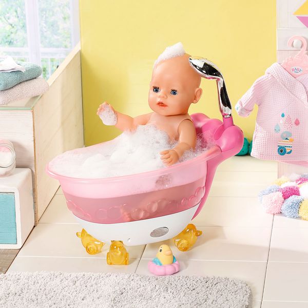 Автоматическая ванночка для куклы 828366 BABY BORN - ЗАБАВНОЕ КУПАНИЕ (свет, звук) 828366 фото