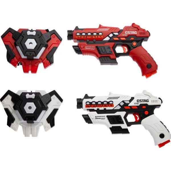 Набор лазерного оружия Canhui Toys Laser Guns CSTAG (2 пистолета + 2 жилета) (BB8913F) BB8913F фото